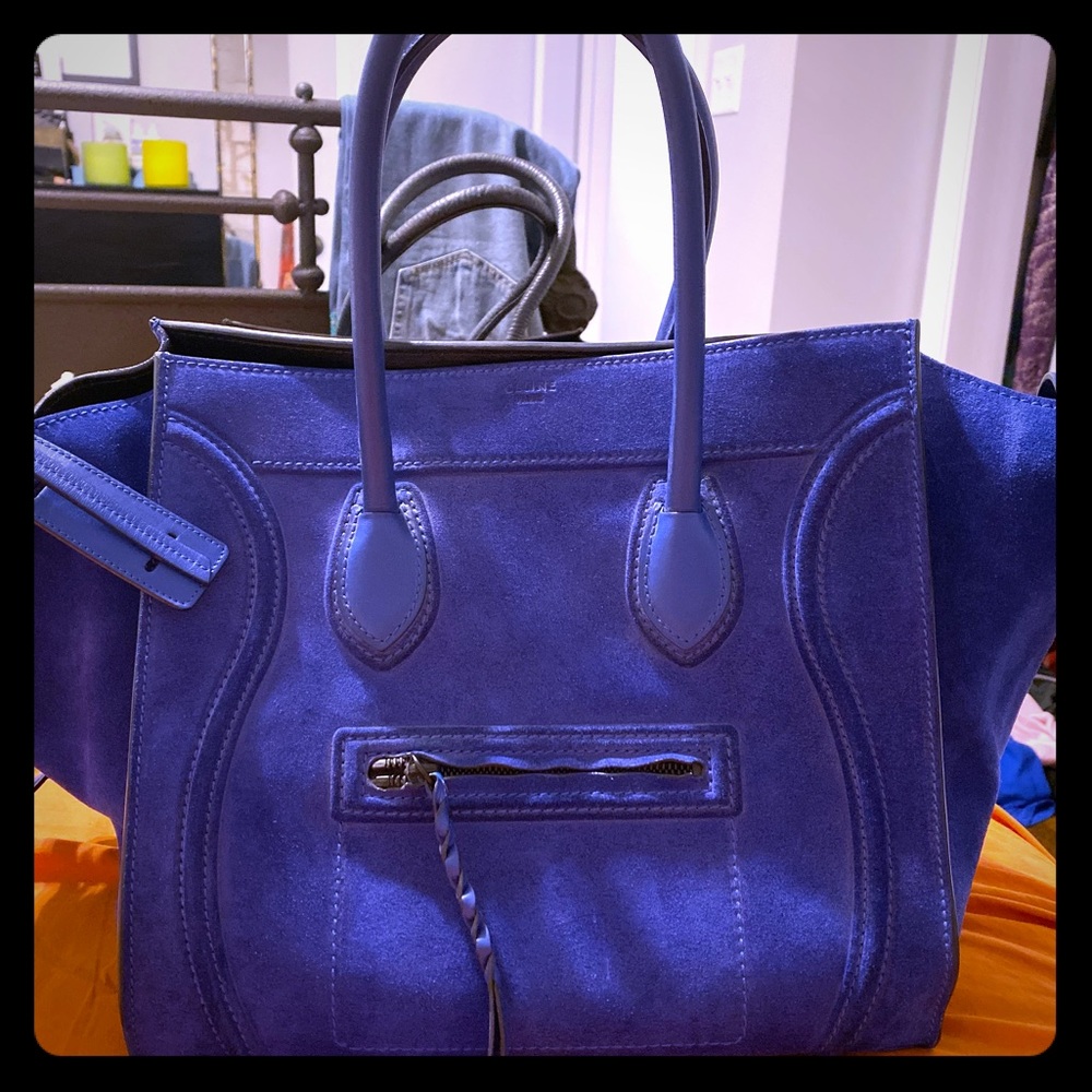 CELINE Cobalt Phantom “It Bag” at a steal